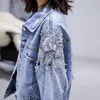 رجال S Hoodies Sweatshirt S Fall Long Sleeve Denim Jacket Jacket chompered ybroided biker ladies sport sould rose rolle all match cardigan 230822