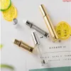 500pcs 5ml 10ml 15ml 20ml 30ml Gold Silver Anodized Aluminum Airless Bottles Luxury Travel Cosmetic Cream With Pump SNgoods Bmtas