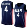 Print US Basketball 2023 World Cup 10 Anthony Edwards Jersey 7 Brandon Ingram 14 Walker Kessler 12 Josh Hart 6 Cameron Johnson 8 Paolo Banchero 13 Jaren Jackson Jr.