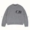 Herentruien 2023 CB Latter Breit Jacquard Cole Buxton Sweater Men Dames Kwaliteit Losse sweatshirts Kleding 230822