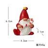 Dekorativa föremål Figurer American Home Harts Crafts Small Ornament Creative Santa Christmas Presents Living Room Decoration 230822