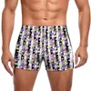 Maillots de bain pour hommes Points et rayures Maillot de bain Art moderne Beach Print Short de bain Élastique Grande Taille Maillot de bain pour hommes