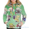 Herrtröjor herrar tröja för kvinnor rolig final fantasy 6 chibi tryck casual hoodie streatwear