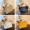 Mini pochette Flamenco en cuir de veau nappa Sac femme de créateur Sac à bandoulière Skew Straddle Bag Noir Blanc Jaune