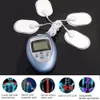 Portable Slim Equipment Digital TENS EMS Massager Electric Muscle Stimulator Pulse Back Neck Pain Relief Electrode Massage Pads Health Therapy Machine 230822