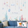 Wall Stickers Cartoon Dreamland Sticker for Kids rooms Nursery Decor Vinyl Tile Waterproof Whale Decals Home 230822