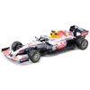 Diecast Model Bbrago 1 43 Redbell RB16B 11 33 Turkey Formula Car Car Static Die Cast Cocleceable Racing Toys 230821