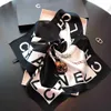 Шарфы шелковые шарфы головы дизайнер Женщины Легкие квадратные квадратные средства средней повязки Шаль