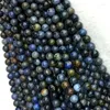 Loose Gemstones Natural Genuine Dark Blue Dot Dumortierite Round Beads 4mm 6mm 8mm 10mm 12mm 05456