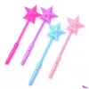 Autres fournitures de fête d'événement Vente Concert Light Stick Star Hollow Glow Magic Bunny Enfants Flash LED Jouet Cadeau Drop Livraison Accueil Dh3Dl