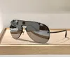 Gold Grey Mirror Pilot Solglasögon män Kvinnor Summer Sunnies Gafas de Sol Sonnenbrille UV400 Eye Wear With Box