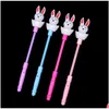 Autres fournitures de fête d'événement Vente de concert Light Stick Star Hollow Glow Magic Bunny Enfants Flash LED Jouet Drop Livraison Accueil Gard Dhjnm