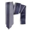 Neck Ties Mens Luxurious Slim Necktie Stripe Tie for Men Business Wedding Jacquard Male Dress Shirt Fashion Bowtie Gift Gravata 230822