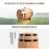 Mini Oak Barrel Wood Wine Beer Brewing Equipment Keg Home Brew Tap Dispenser för Rum Pot Whisky