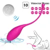 Massager Wireless Remote Tight Exercise Vibrating Egg 10 Speeds g Spot Clit Vibrator Ball for Woman Vaginal Stimulate Adult