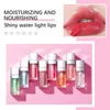 Ibcccndc Jelly Moisturizing Lip Oil Lip Gloss Hydrating Moisturizing Plumping Sexy Lip Glow Oil Tinted Non-sticky Clear Lip Coat