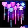 Autres fournitures de fête d'événement Vente de concert Light Stick Star Hollow Glow Magic Bunny Enfants Flash LED Jouet Drop Livraison Accueil Gard Dhjnm