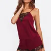 Women's Sleepwear 2023 Sexy Women Lace S - 3XL Plus Size Comfortable Lingerie Nightgown Sleeveless Nighty Sets Pajama Pants