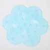 Bath Mats 28.5CM Strong Suction Non-Slip Bathroom Mat Anti Slip Shower Silicone Foot Brush Dead Skin