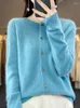Women's Knits Spring Female O-Neck Cashmere Merino Wool Sweater Women Knitted Hollow Out Knitwear Clothing Tops