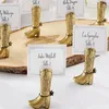 200st Festive Party Supplies Western Country Boot Place Card Holders Wedding Decoration Gift Party Table Supplies2696