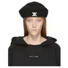 2019 1017 Alyx Studio Logo Wol Black and White Beret Men and Women Hip Hop Outdoor Street Warm Hat2706