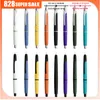 Fountain Pens Majohn A2 Press Fountain Pen Retractable EF nib nib 0.4mm樹脂インクペンコンバーターA1 230821
