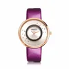 ساعة Wristwatches 100pcs/lot re031 الأصلي Rebirth عالي الجودة سيدة Watch Rose Gold Case Wrap Quartz الأناقة الجملة غير الرسمية