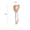 Luxe handgemaakte Twisted Thread Restaurant Hotel Natural Wood Spoon kleine houten lepel soep