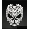 Partymasken Venedig Eisen Diamond Maske - Metall Masquerade Cosplay für Prom Partys Geschenke Drop Lieferung Hausgarten Festliche Lieferungen Dhpjz