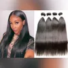 Queen Beauty 3 bundle da 10-30 pollici vergine remy wave sciolte Jerry Curly dritta Colore naturale Black Virgin Remy brasiliano i2284