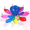 Happy Birthday Candle Music Lotus Blossom Spinning Creative Romantic Lotus Candle