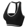 2023New yoga -outfit Zomer Women Training Bra Push Up Fitness Wear verzamelen Shockproof Gym Sports lopen Mouwloze tanktop origineel