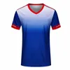 Outdoor TShirts 22 Soccer Jersey Blue White Football Shirt Surverement Kits Mens Running Short sleeve Sports Men Tops 230821