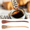 Kaffe Scoops 1st Natural Wood Honey Dipper Mixing Stick Spoon Healthy Long Handle Kitchen Bar Gadgts Coffeeware