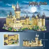 Block 900st Creative Diamond Bricks Castle Magic College Byggnadsutbildning Toys Gifts For Children Barn 230821