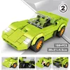 Diecast Model car Racing Car City Speed Champion Sports Model Building Blocks Bricks great fast Classic Rally Super Racers Vehicles 230821