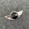 10 stycken bilstyling kolfiber 3D metallklistermärken Emblem Badge för Mini Cooper One S R50 R53 R56 R60 F55 F56 R57 R58 R59 R60