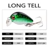 Przynęty przynęty AORACE 30 mm 2G Crazy Wobbler Mini Topwater Crankbait sztuczna japońska japońska przynęta pesca pływający bas 230821