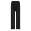 Pantalon femme 2023 pantalon de survêtement noir élastique taille basse droit sport Jogging pantalon mode coréenne Streetwear décontracté pour les femmes