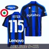 Lukaku Soccer Jersey 2023 2024 Barella Vidal Lautaro Eriksen Alexis Inters Dzeko Correa Away Third Milans Football Shirt Men Kit Kit 115 anni Speciale