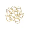 Filing Supplies Wholesale 10Pcs Modeling Paper Clips Metal Water Drop Shape Bookmark Memo Marking Clip Office School Stationery 1.5X Otllr