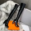 LVLIES Louisity Vittonly Designer Boots Diz deri süet kadınlar üzerinde yüksek topuklular sivri lüks deri dip moda botlar 35-41 ps7f