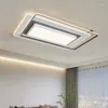 Kroonluchters moderne eenvoudige led lamp oogbescherming woonkamer sfeer sfeer plafond hout graan slaapkamer hele huispakket