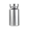 Butelki do przechowywania Weihaoou plastikowe srebrne srebrne puste uszczelnienie stałe proszek tablet fiolki Odczynnik pojemniki na pakowanie odczynników
