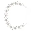 Bandanas Plum Blossom Rhinestone Bande per capelli Rhinestone Bande per un unico elegante sposa di gioielli con la testa