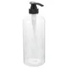 Bottiglie di stoccaggio 3 pezzi Clear Conteiner Lotion Bottle Press Pompa RIILABILE SHAMPOO BODY BASH PET IL VIAGGIO