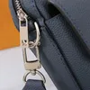 A mais recente bolsa do Messenger tem uma configuração de formulário em couro de vaca macia com saco crossbody multifuncional ajustável ou removível ou removível 23.5x18.x7