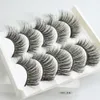 False Eyelashes QSTY 5 Pairs 3D Mink Hair Thick Curled Full Strip Lashes Eyelash Extension Fashion Women Eyes Makeup 230821