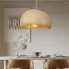 Dekorowanie pokoju żyrandola LED Art żyrandol Lampa Lampa światła Nordic Wabi-Sabi Style E27dining retro luminarias japoński Droplight Home